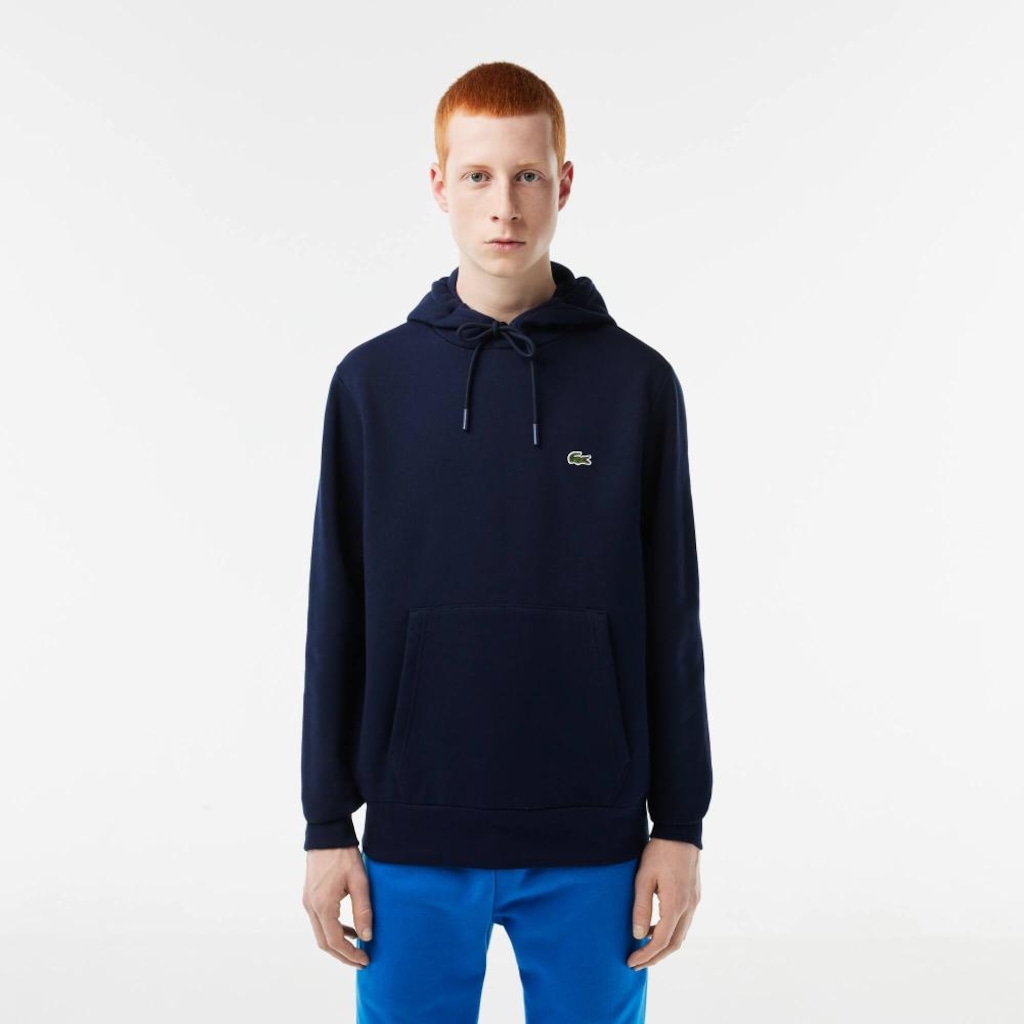 Imagem 3 do produto Blusão Moletom Clássico com Bolso e Capuz Lacoste Masculino