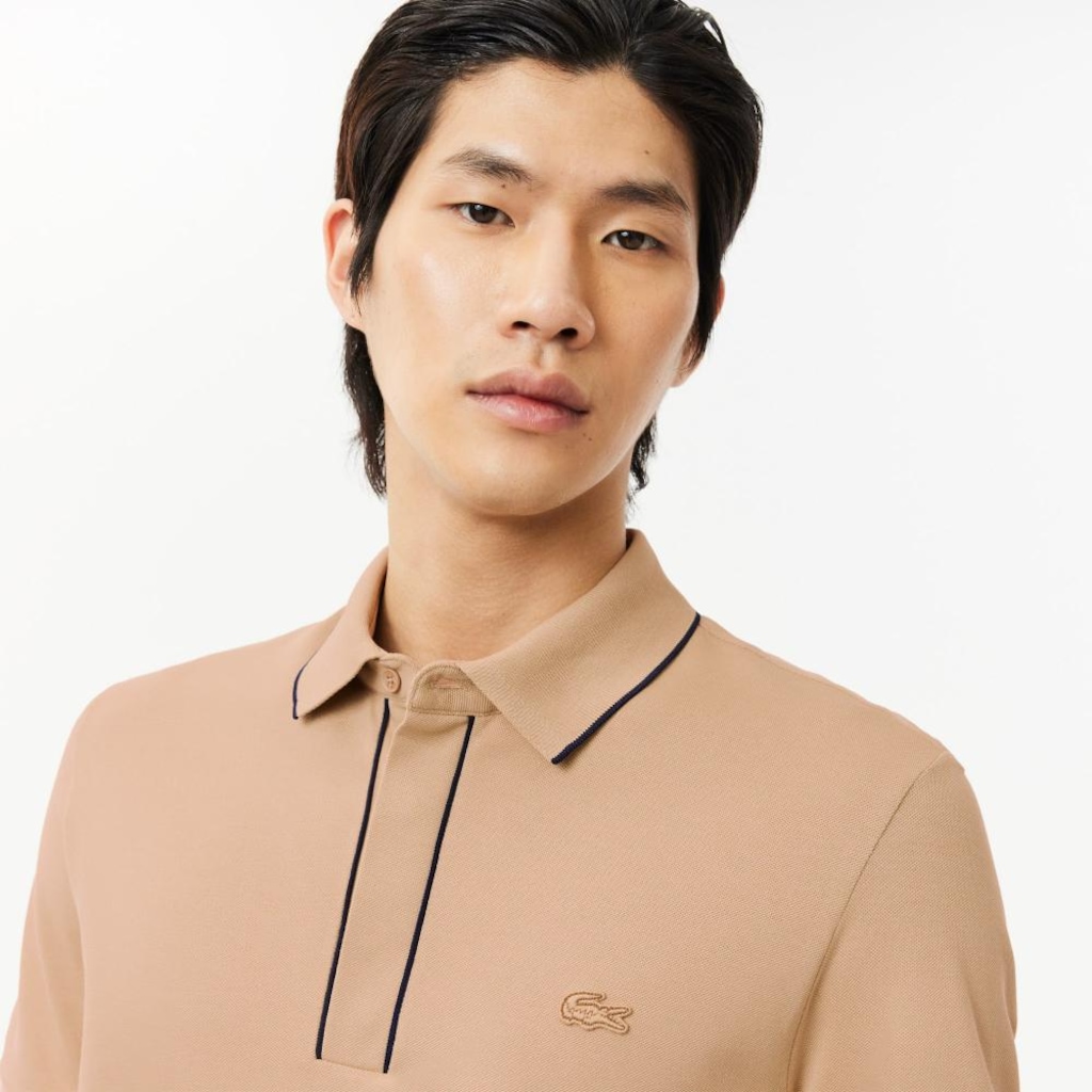 Imagem 2 do produto Camiseta Polo Paris em Piqué com Elastano e Carcela Oculta Lacoste Masculina