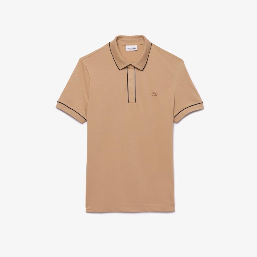 Imagem 4 do produto Camiseta Polo Paris em Piqué com Elastano e Carcela Oculta Lacoste Masculina