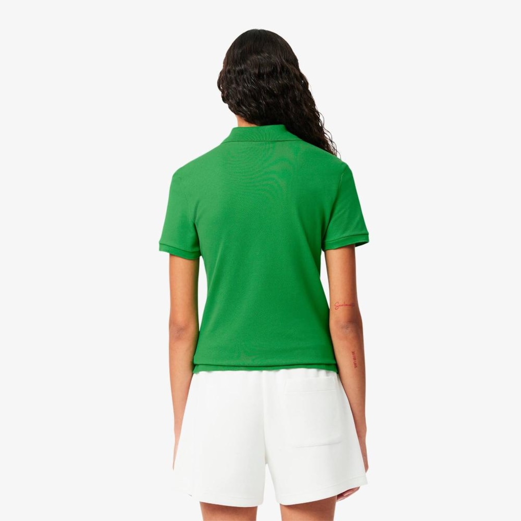 Imagem 3 do produto Camiseta Polo Lacoste L.12.D Slim Feminina – O Clássico com Stretch e Flexibilidade