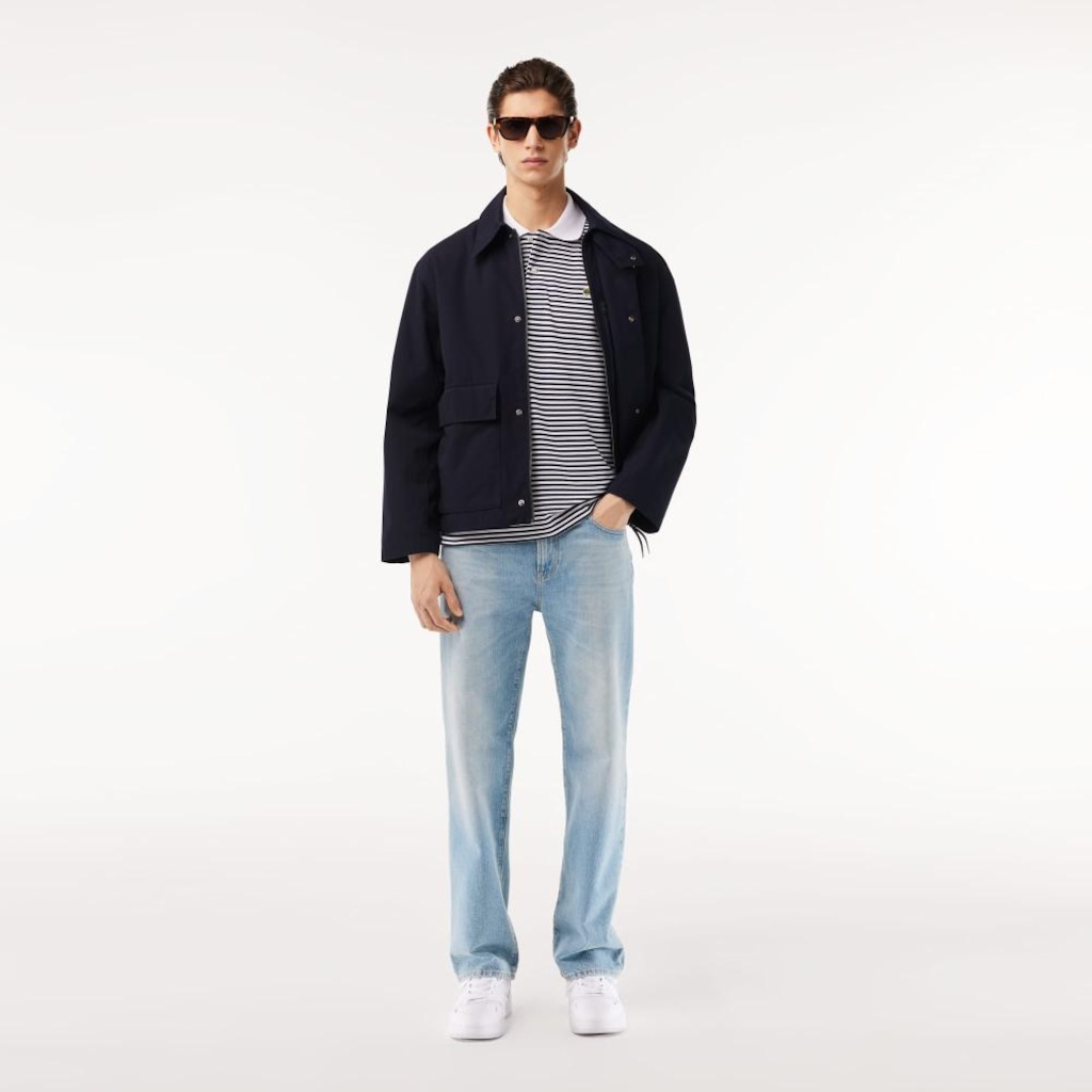 Imagem 2 do produto Camiseta Polo Lacoste Masculina L.12.12 – O Clássico Petit Piqué com Listras