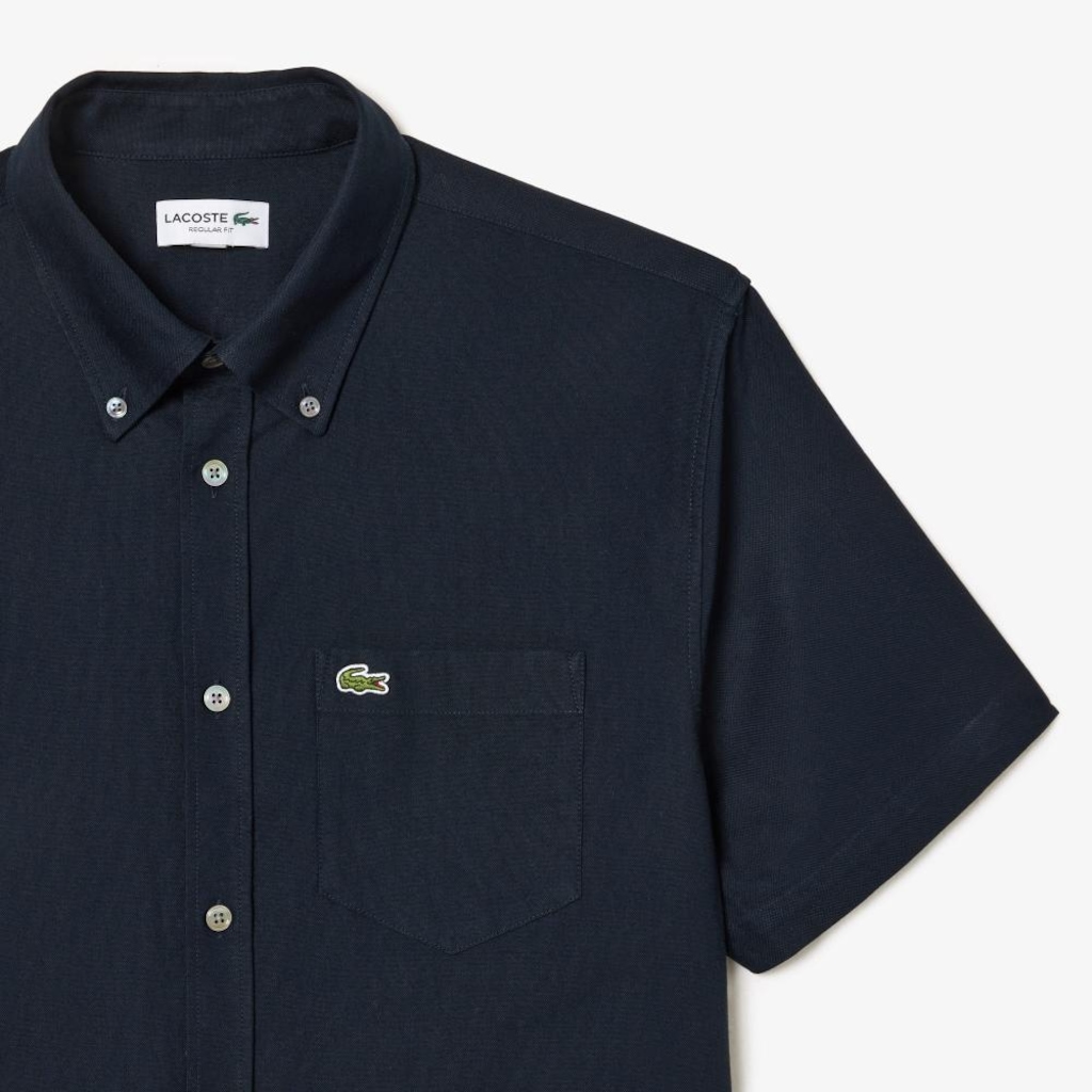 Imagem 5 do produto Camisa Regular Fit de Manga Curta em Oxford