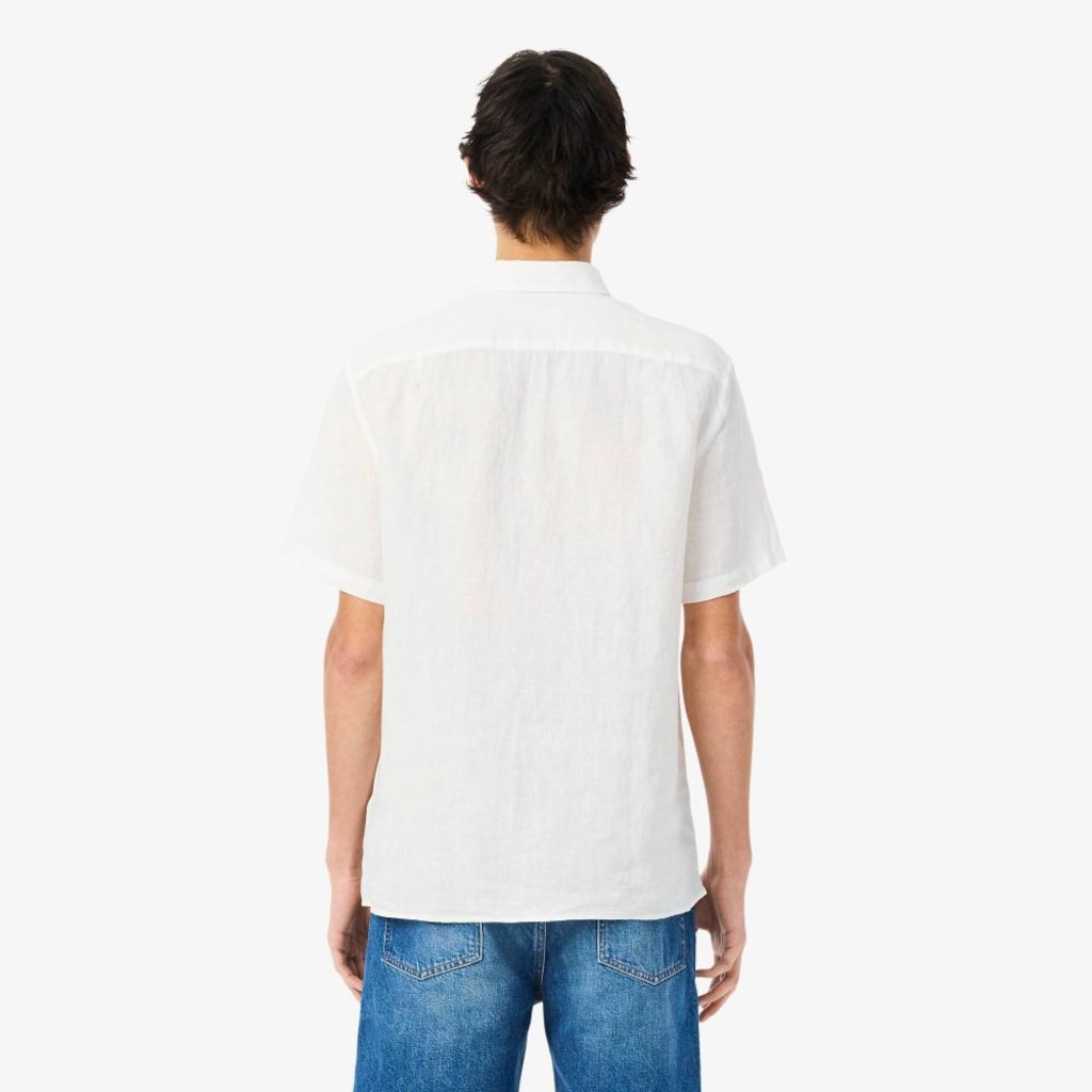 Imagem 3 do produto Camisa Lacoste Manga Curta em Linho - Masculina