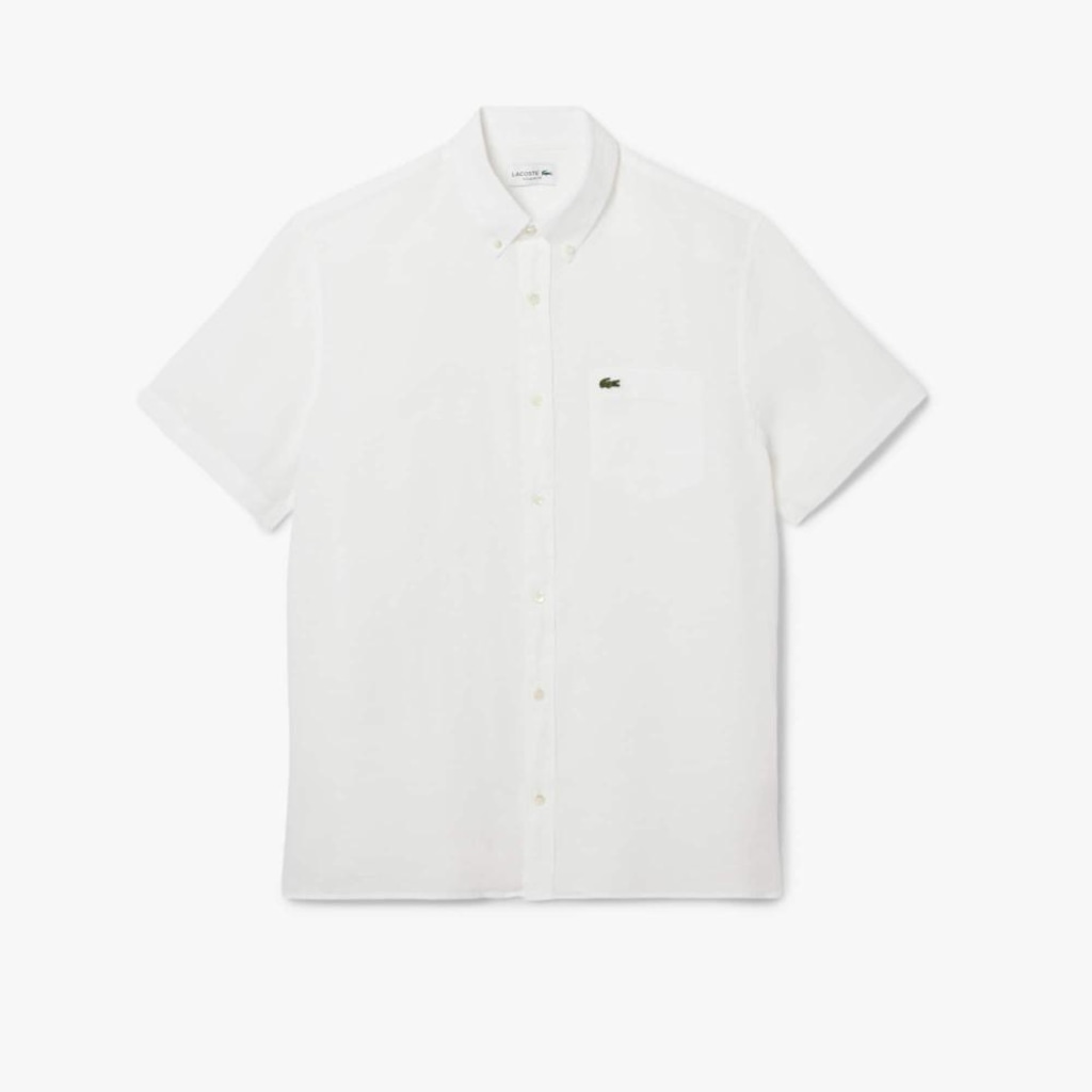 Imagem 4 do produto Camisa Lacoste Manga Curta em Linho - Masculina