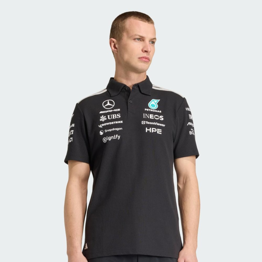 Imagem 4 do produto Camisa Polo adidas Mercedes - Amg Petronas F1 Team Engineers Masculina