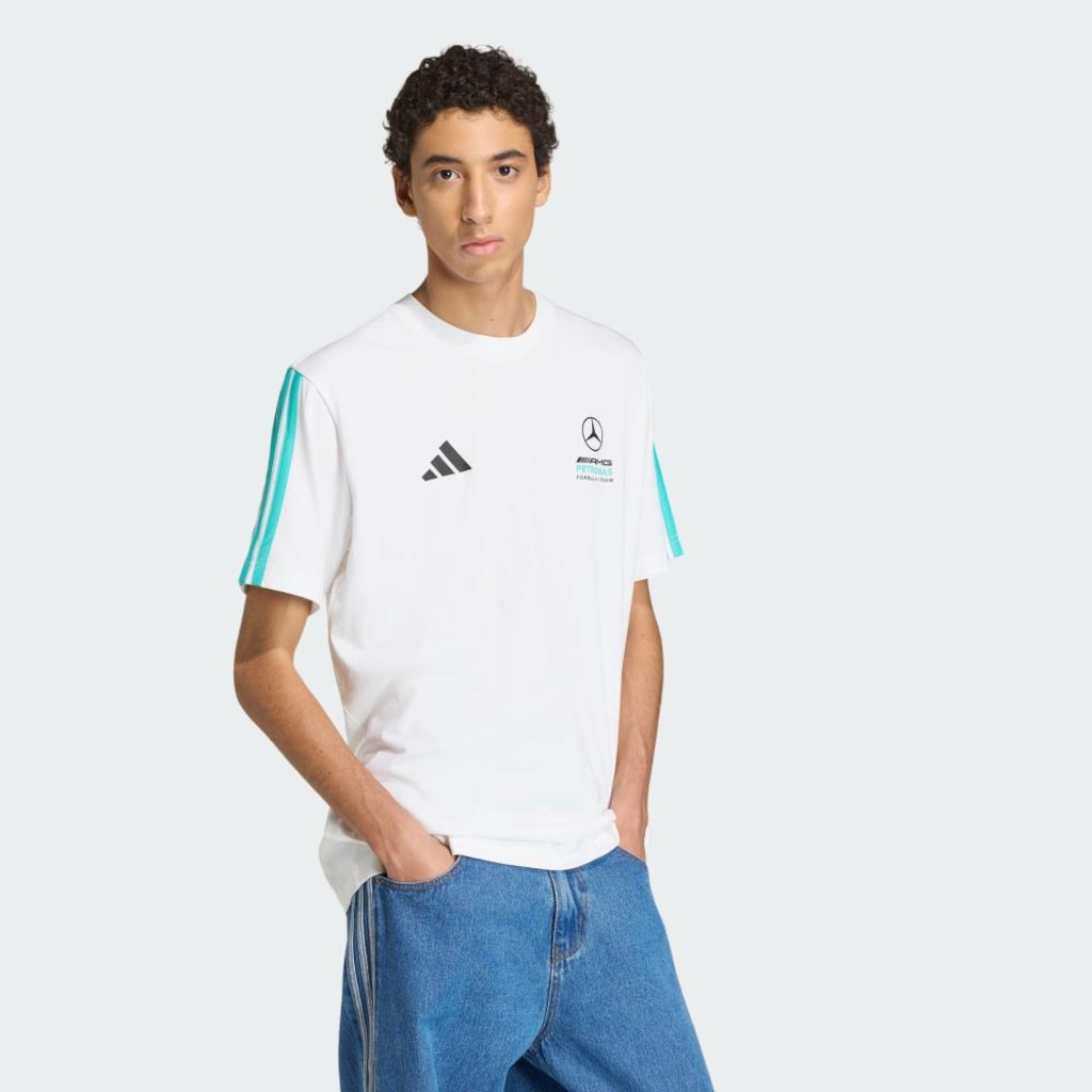 Imagem 4 do produto Camiseta adidas Mercedes - Amg Petronas F1 Team Dna Masculina