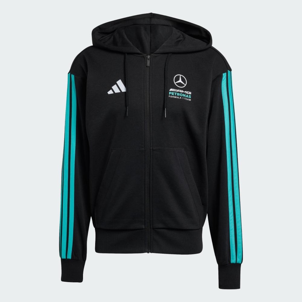 Imagem 2 do produto Blusão com Capuz adidas Zíper Mercedes - AMG Petronas F1 Team DNA Masculino