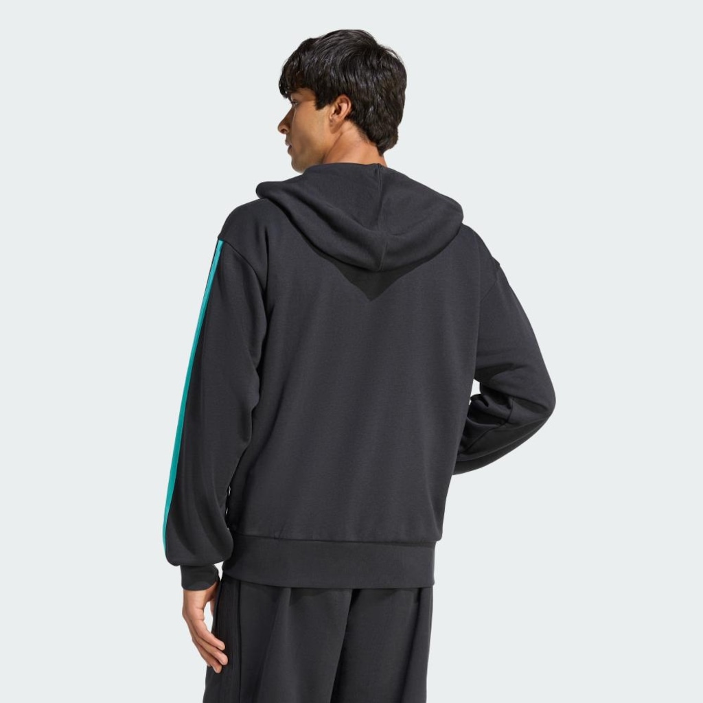 Imagem 3 do produto Blusão com Capuz adidas Zíper Mercedes - AMG Petronas F1 Team DNA Masculino
