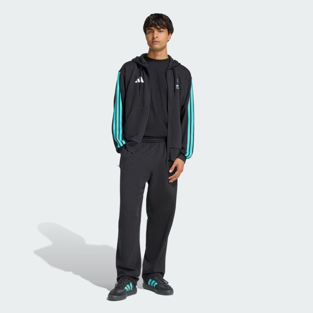 Imagem 4 do produto Blusão com Capuz adidas Zíper Mercedes - AMG Petronas F1 Team DNA Masculino