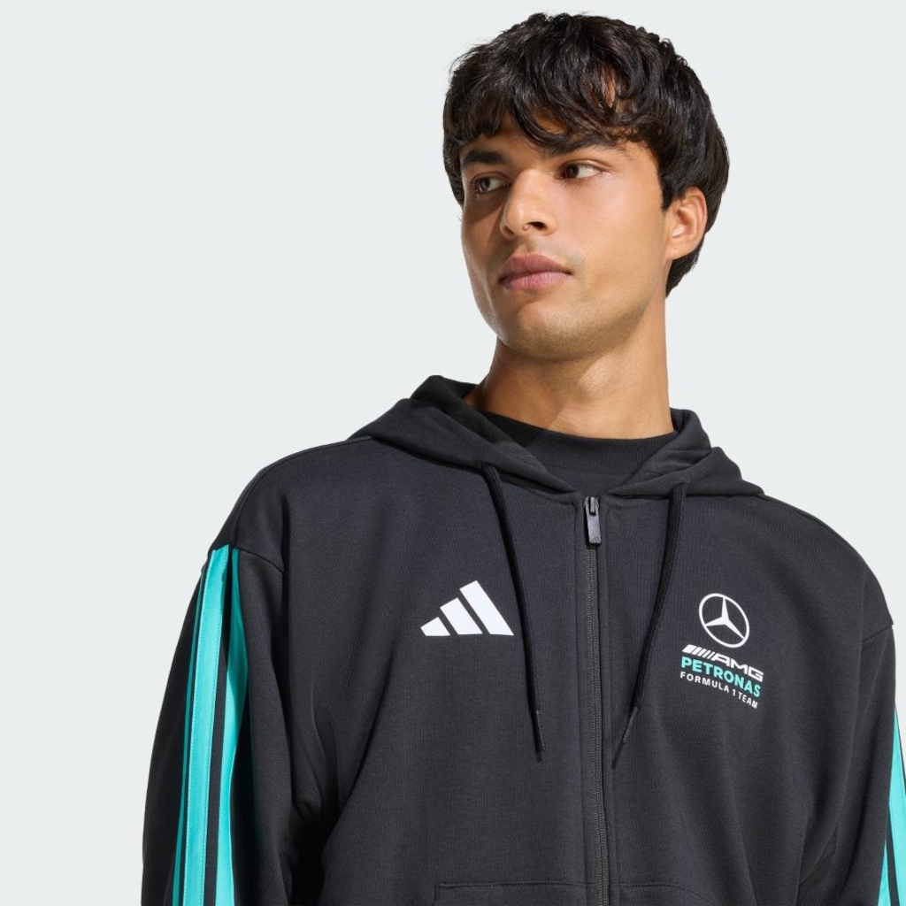 Imagem 5 do produto Blusão com Capuz adidas Zíper Mercedes - AMG Petronas F1 Team DNA Masculino
