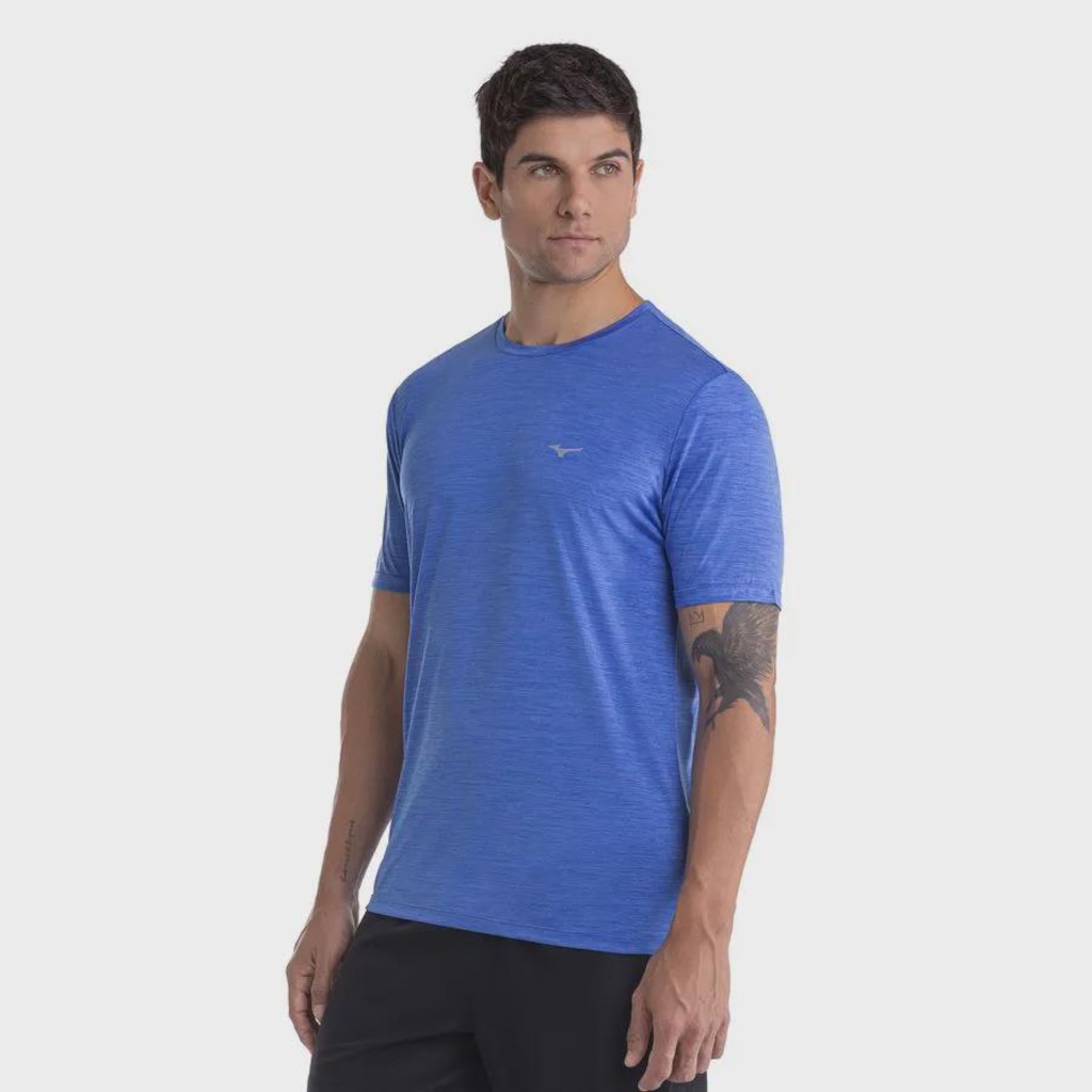 Imagem 2 do produto Camiseta Mizuno Run Spark 2 Mescla Masculina