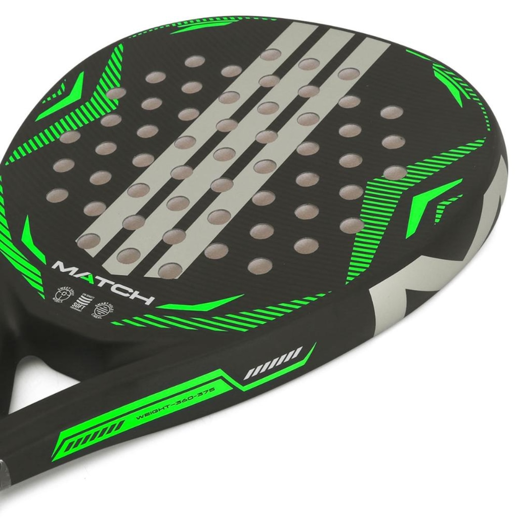 Imagem 2 do produto Raquete de Padel adidas Match Black Lime 2026