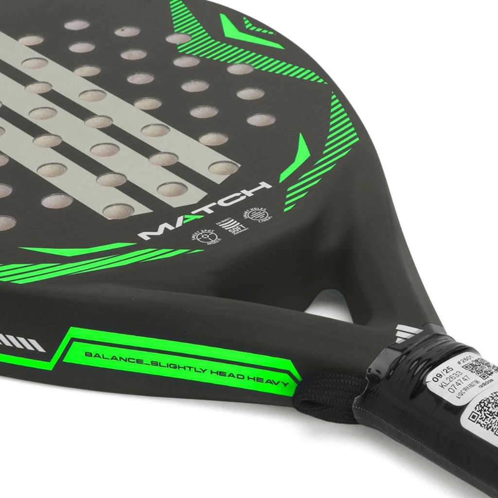 Imagem 3 do produto Raquete de Padel adidas Match Black Lime 2026