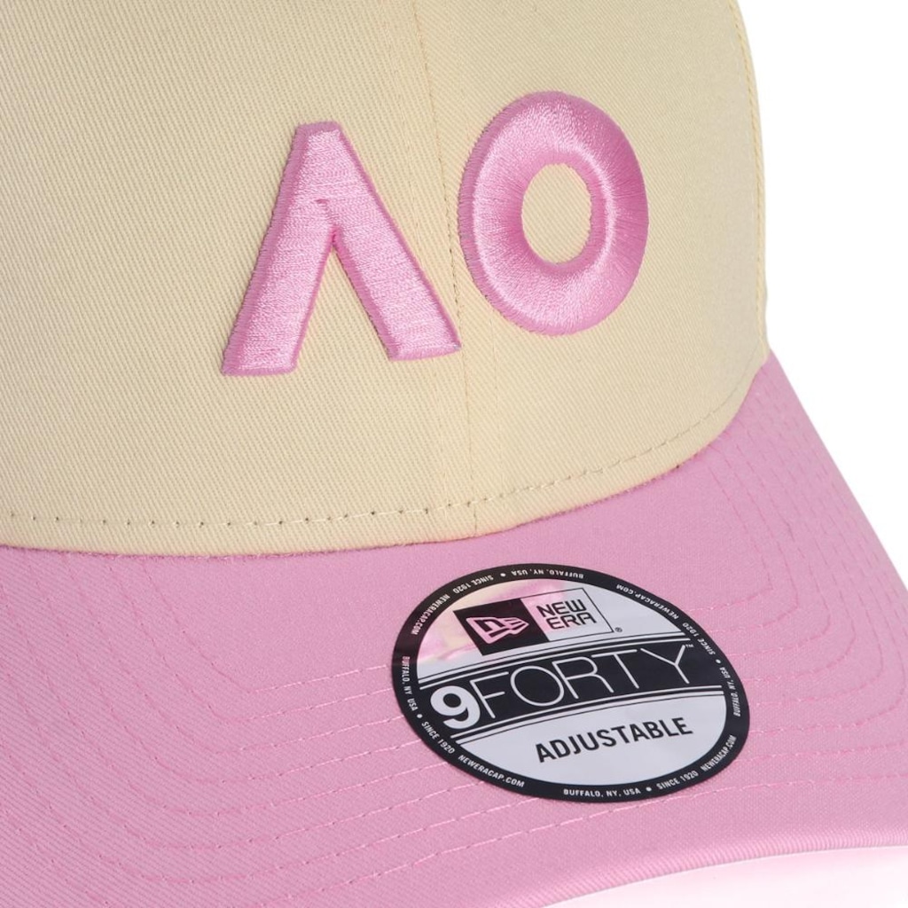Imagem 3 do produto Boné Adulto New Era 9forty Australian Open 26 Branded Core Aba Curva