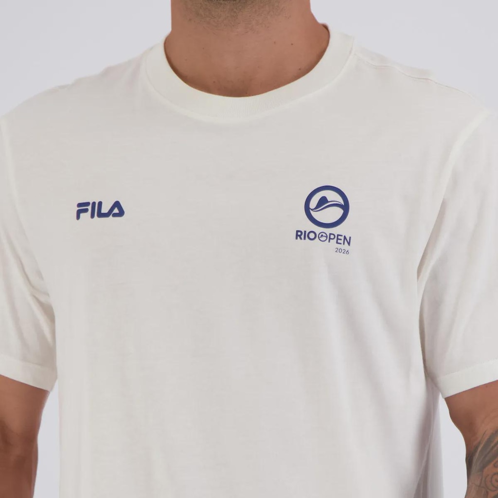 Imagem 5 do produto Camiseta Fila Comfort Selo Rio Open 26 Masculina
