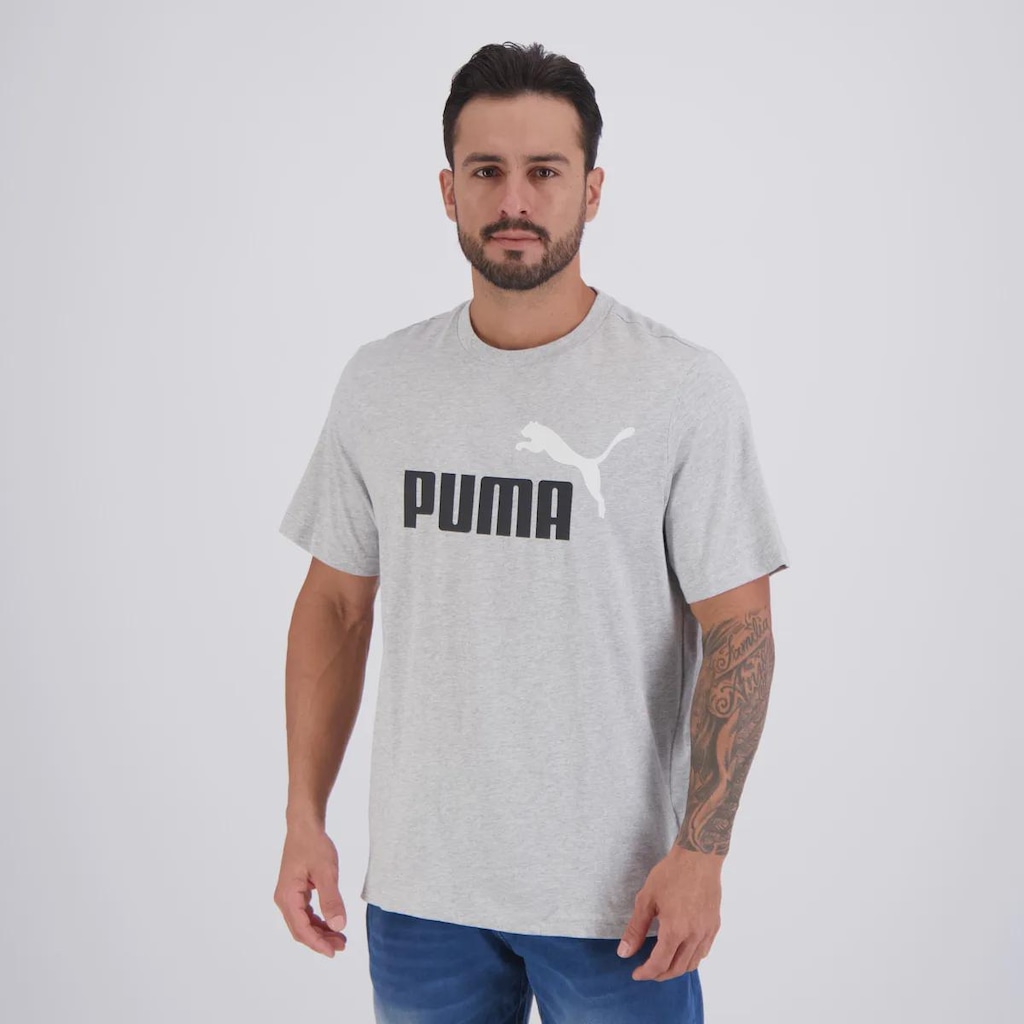 Imagem 3 do produto Camiseta Puma Ess 2 Color No.1 Logo Tee Masculina