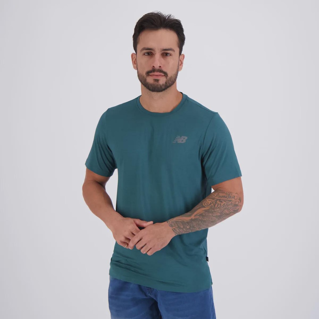 Imagem 3 do produto Camiseta New Balance Active Logo Masculina