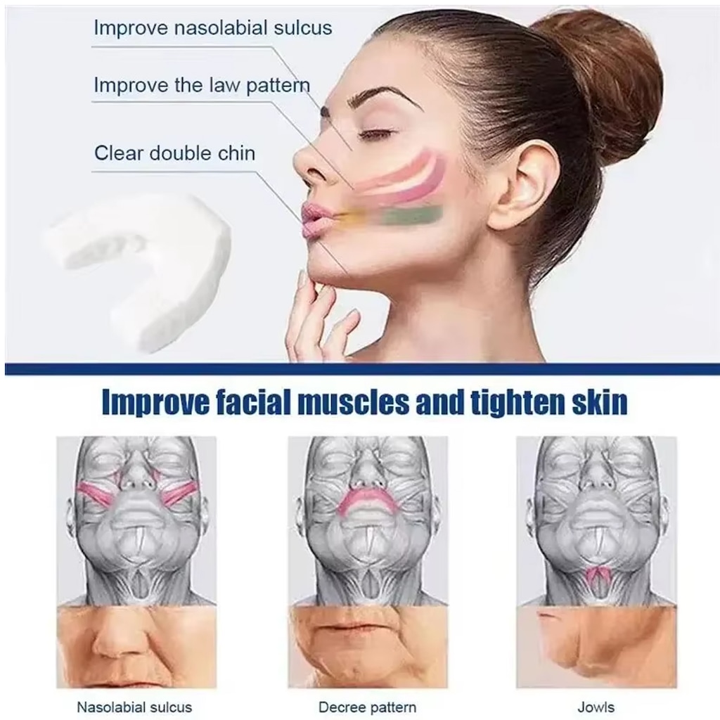 Imagem 4 do produto Exercitador Esportivo Gold Sports de Treinamento muscular facial em Silicone