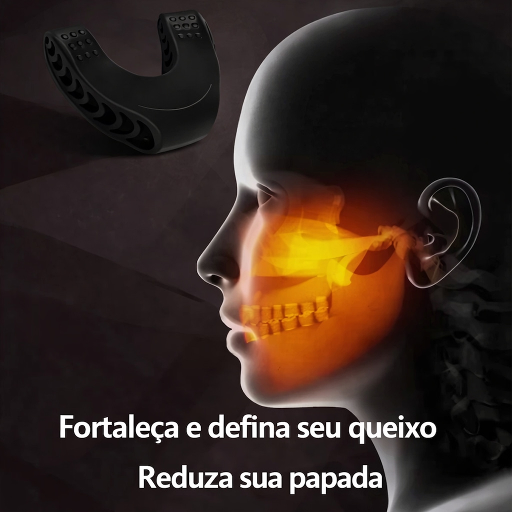 Imagem 5 do produto Exercitador Esportivo Gold Sports de Treinamento muscular facial em Silicone