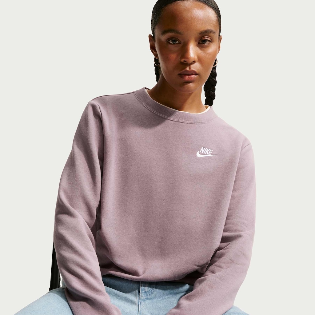 Imagem 3 do produto Blusão Nike Sportswear Club Fleece Crew Feminino