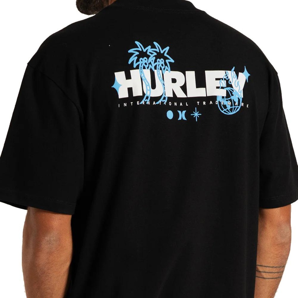 Imagem 4 do produto Camiseta Hurley Letters Maxfit SM26 Masculina