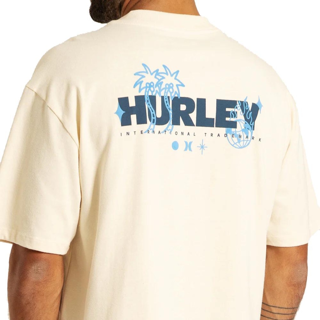 Imagem 4 do produto Camiseta Hurley Letters Maxfit SM26 Masculina