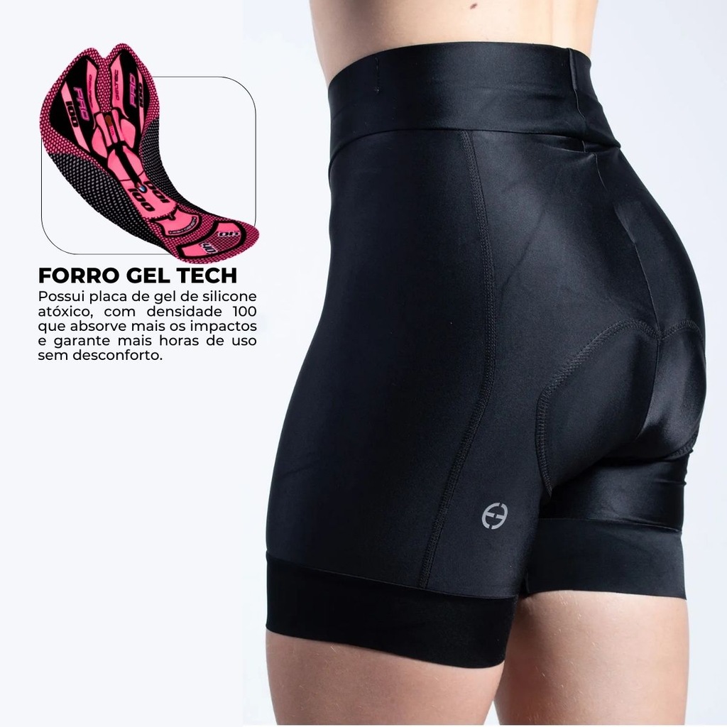 Imagem 2 do produto Bermuda Ciclismo Elite Lisa - Feminina