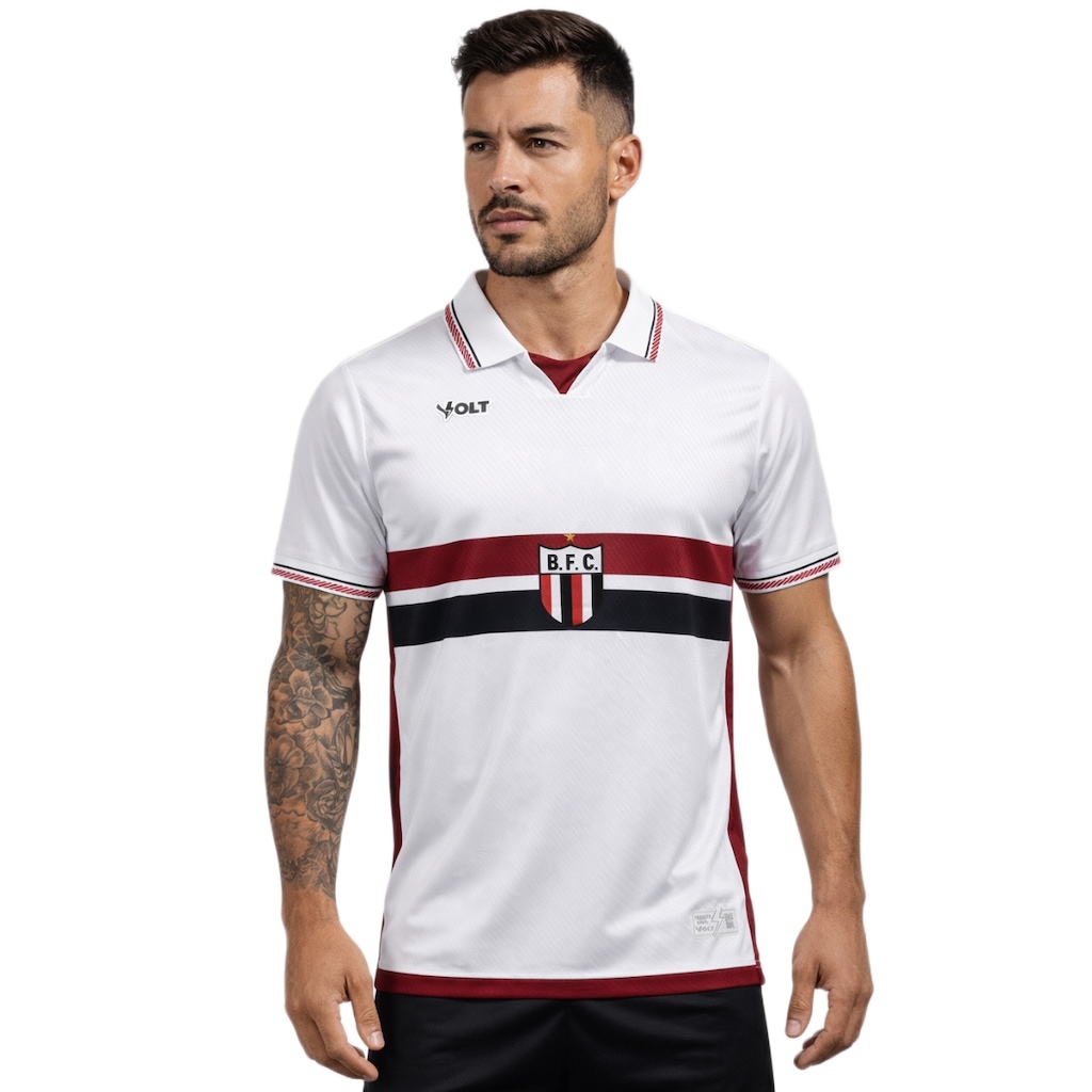 Imagem 2 do produto Camisa do Botafogo Ribeirão Preto Volt 2026 Uniforme 1 Torcedor - Masculina