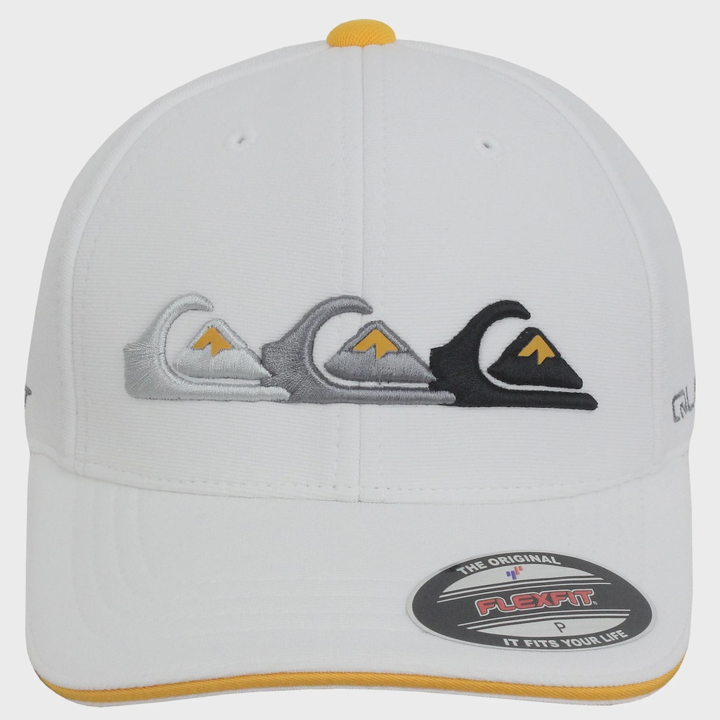 Imagem 2 do produto Boné Aba Curva Quiksilver Emb Three Logo White Importado - Masculino