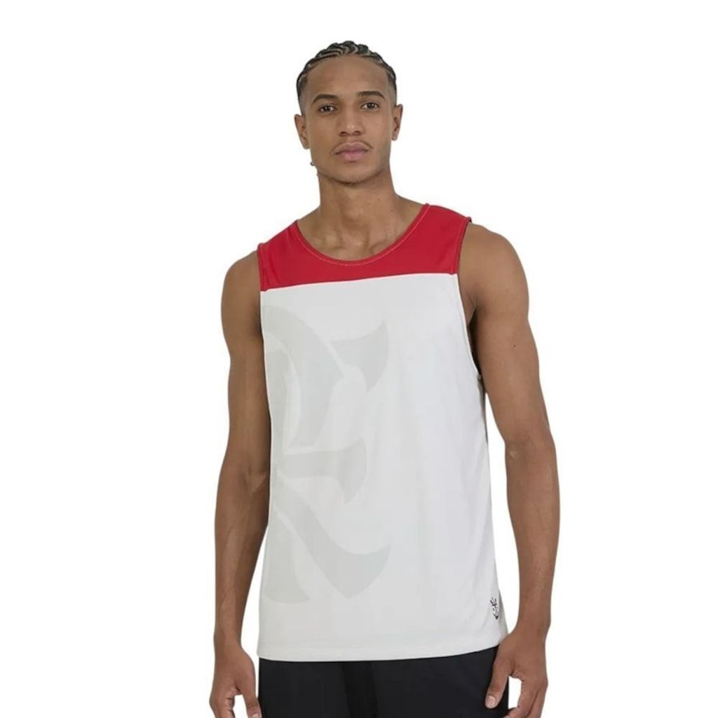 Imagem 4 do produto Camiseta Regata Braziline Flamengo Dupla Face Conexão Masculina