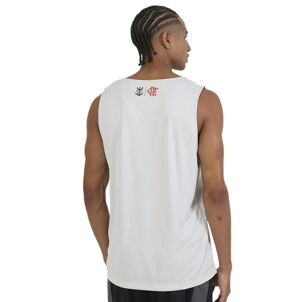 Imagem 5 do produto Camiseta Regata Braziline Flamengo Dupla Face Conexão Masculina