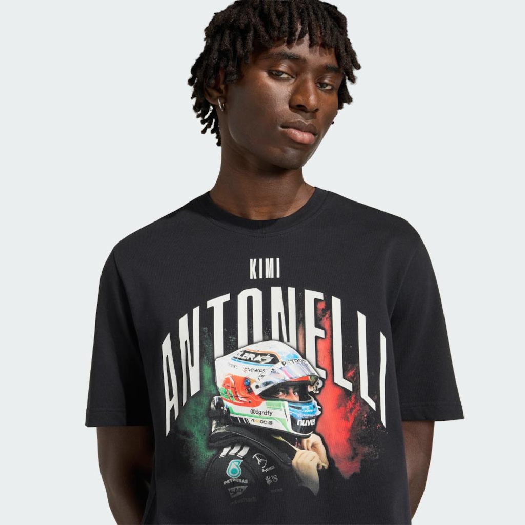 Imagem 5 do produto Camiseta adidas Mercedes - AMG Petronas F1 Team Kimi Antonell Masculina