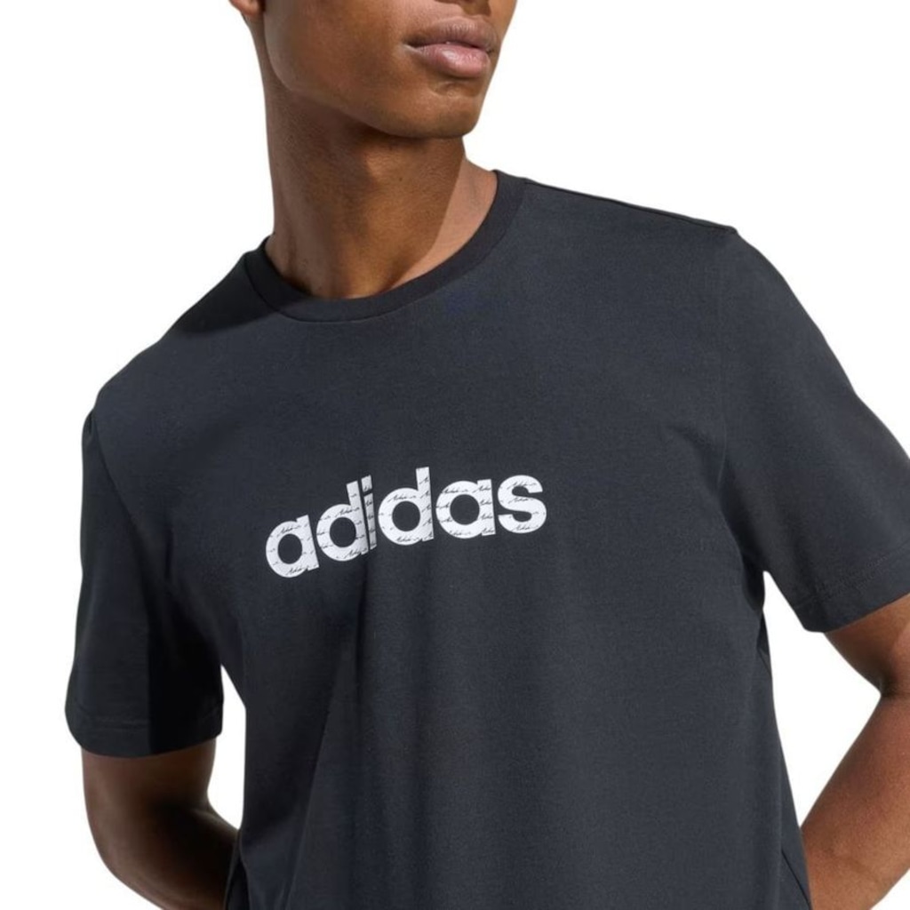 Imagem 3 do produto Camiseta Adidas Essentials Big Logo Linear Single Masculina