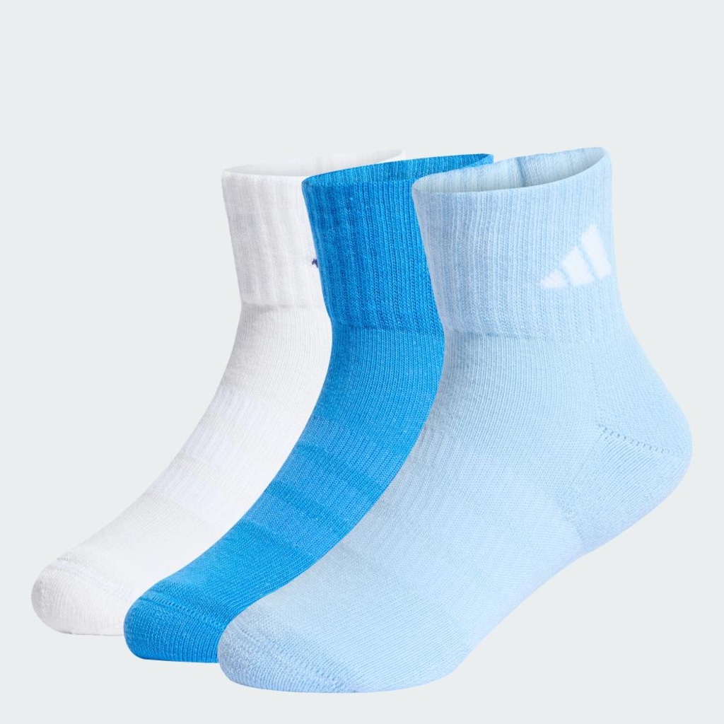 Imagem 2 do produto Kit Meias Soquetes Esportiva Acolchoadas 3 Pares Adidas Unissex