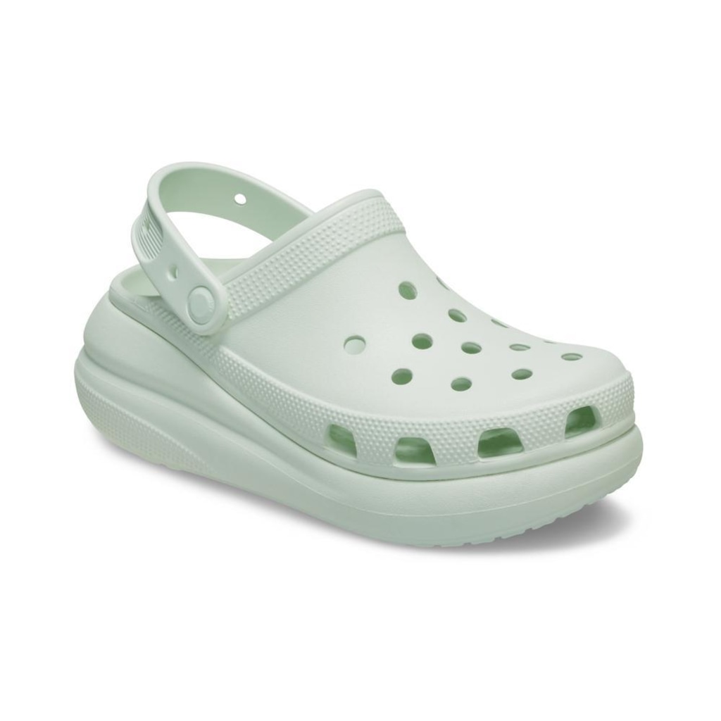 Imagem 2 do produto Sandália Crocs Classic Crush Platform Clog Mint Tint - Feminino