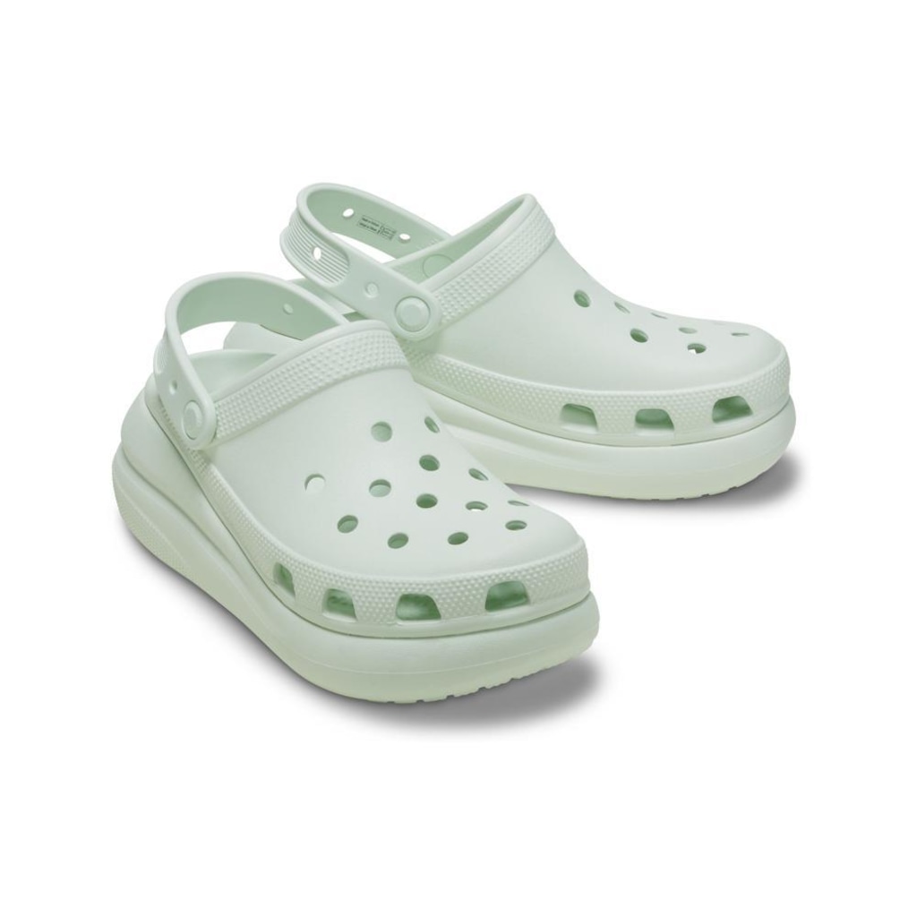 Imagem 4 do produto Sandália Crocs Classic Crush Platform Clog Mint Tint - Feminino