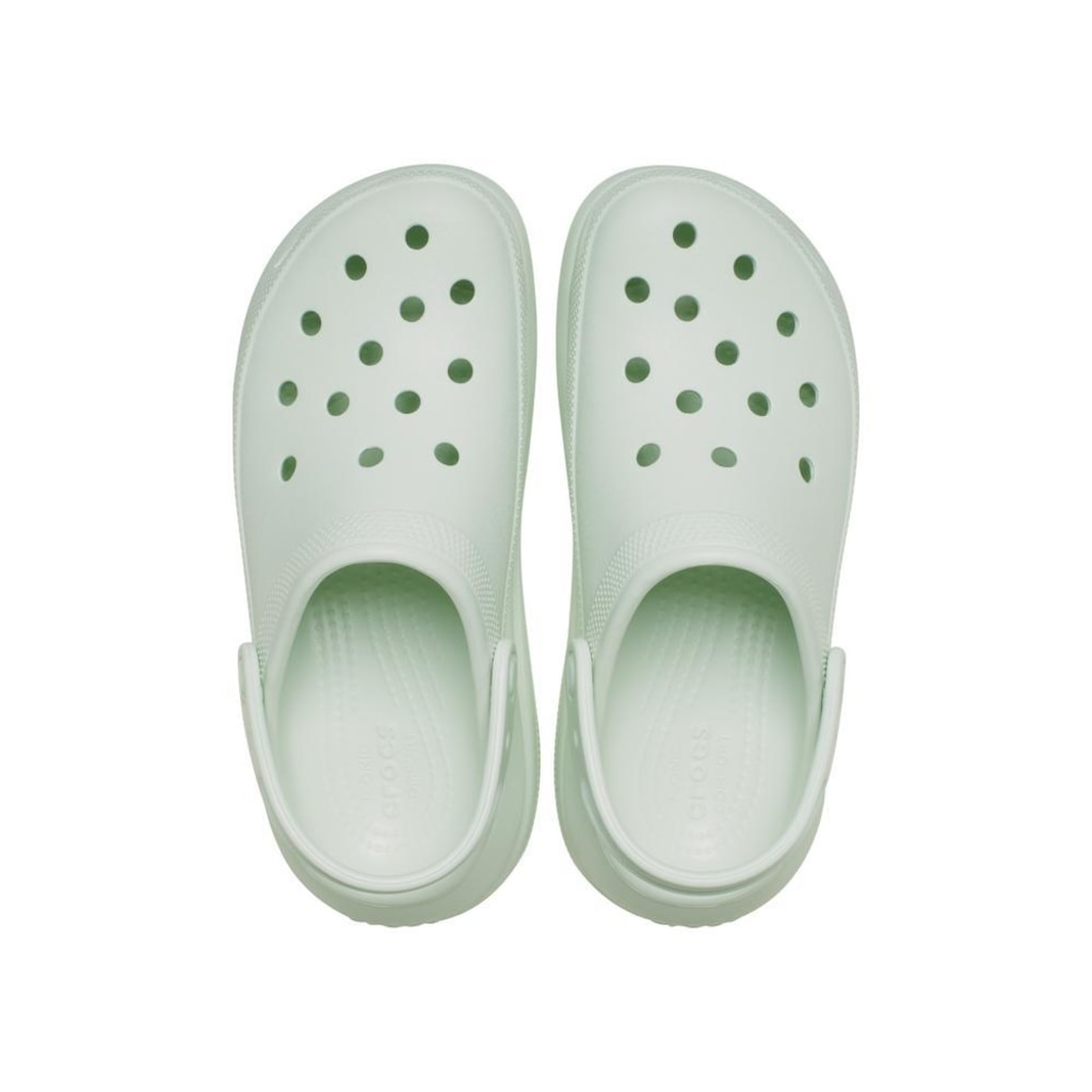 Imagem 5 do produto Sandália Crocs Classic Crush Platform Clog Mint Tint - Feminino
