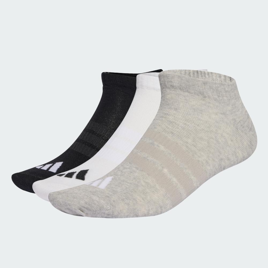 Imagem 3 do produto Meias Soquete adidas Thin&Light Essentials 3 pares Unissex