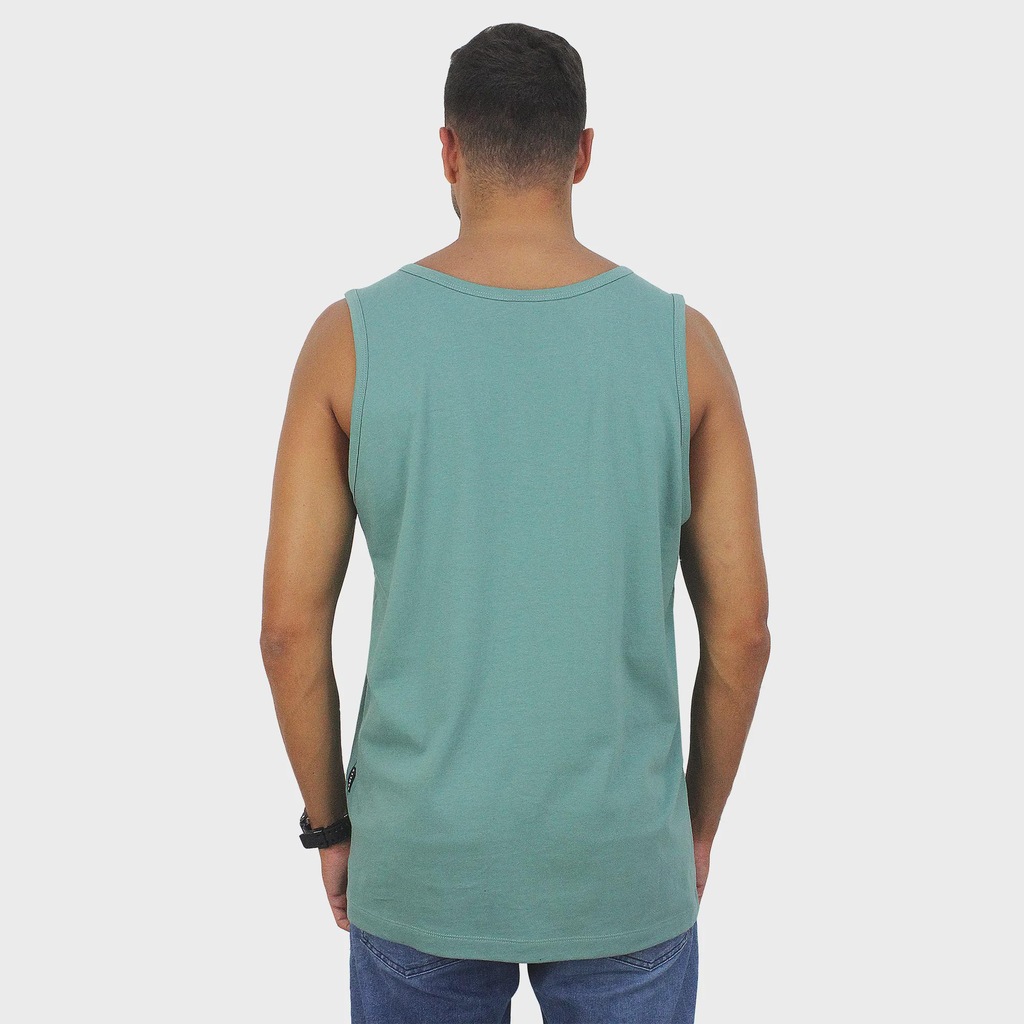 Imagem 3 do produto Camiseta Regata Oakley Heritage Skull Tank Pacific - Masculina
