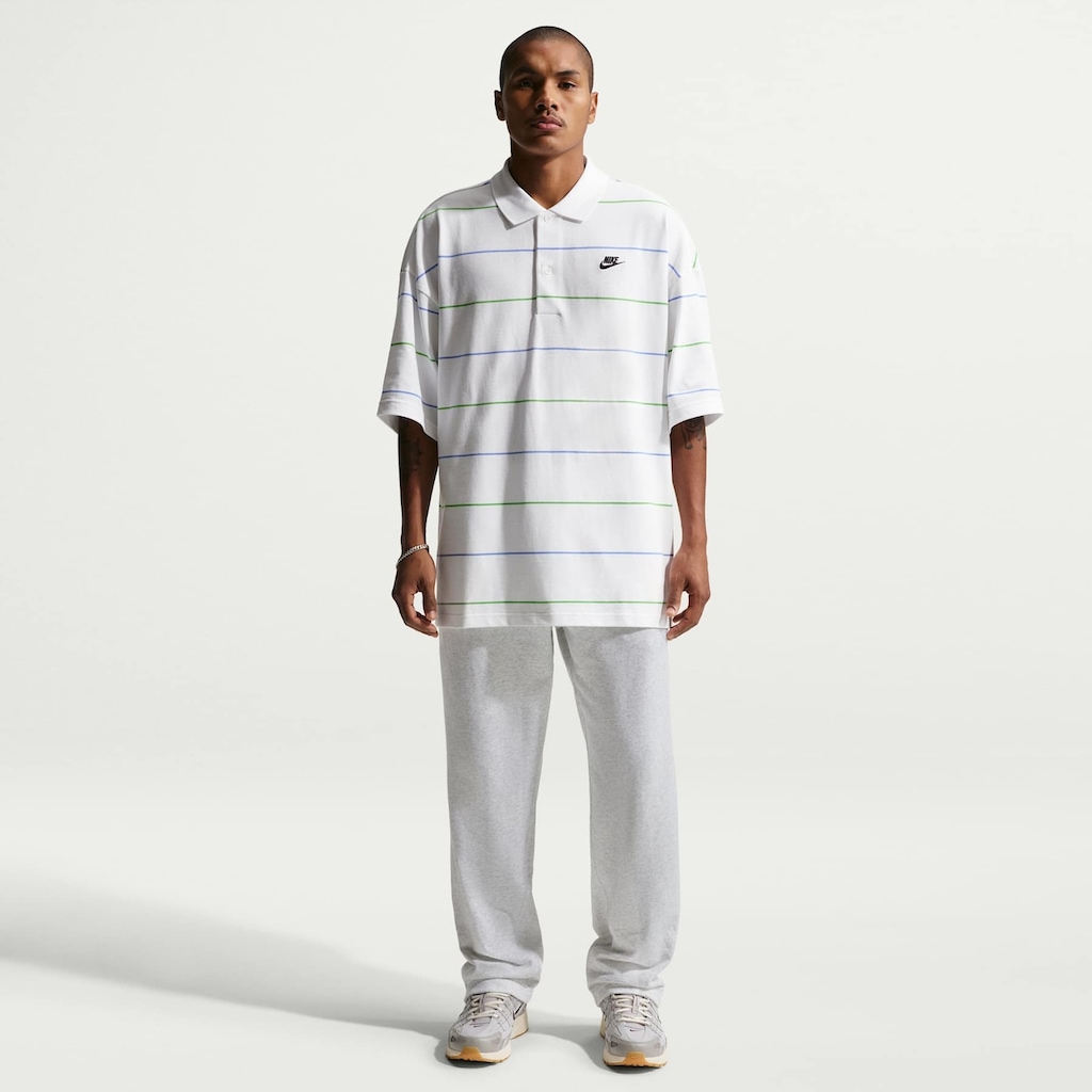 Imagem 4 do produto Camisa Polo Nike Club Stripe Oversized Masculina