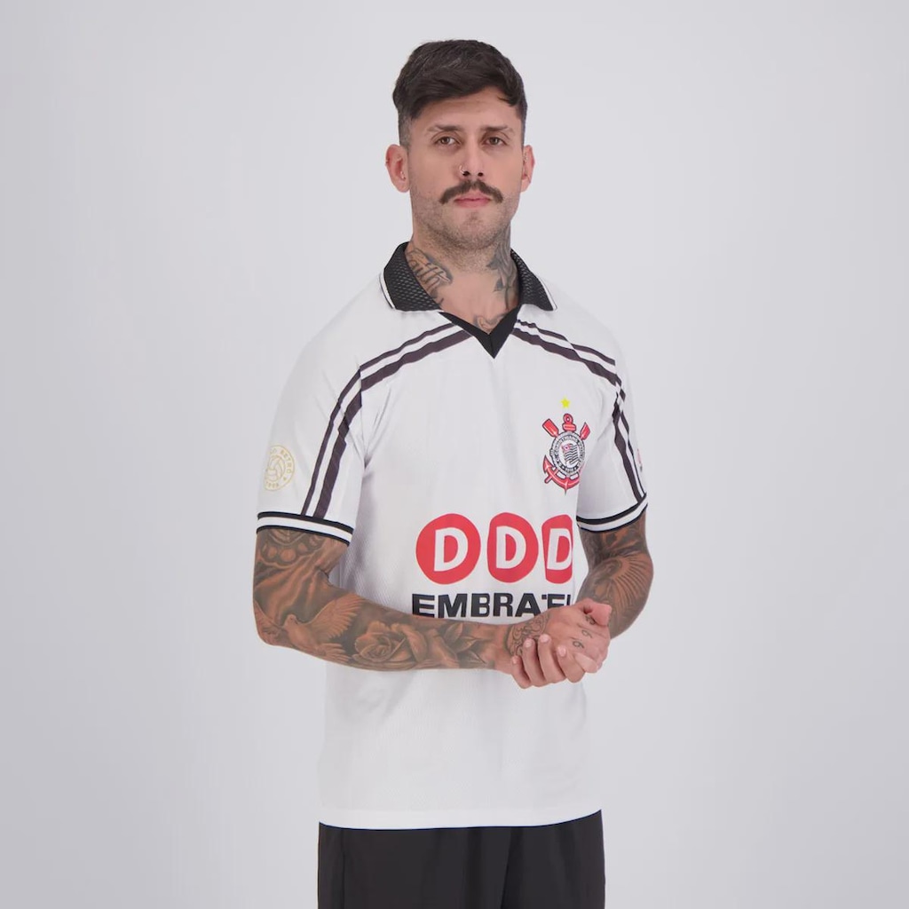Imagem 2 do produto Camisa Corinthians Retrô 1998 DDD Masculina