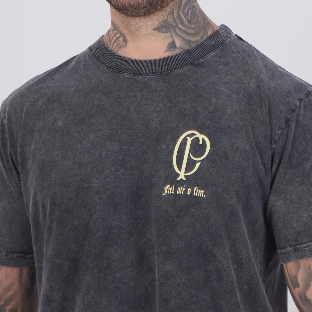 Imagem 5 do produto Camiseta Corinthians Fiel Stoned Masculina