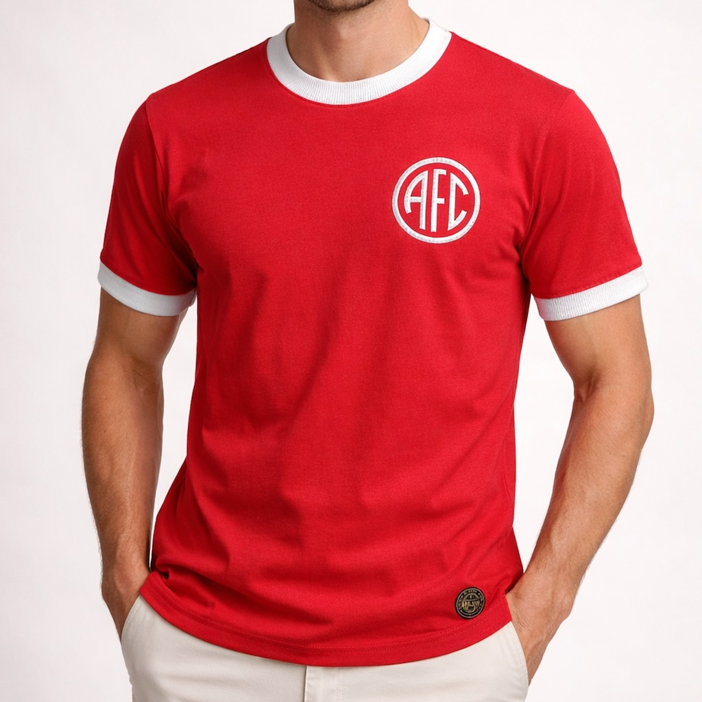Imagem 2 do produto Camisa do América RJ Athleta Retrô 1970 Masculina