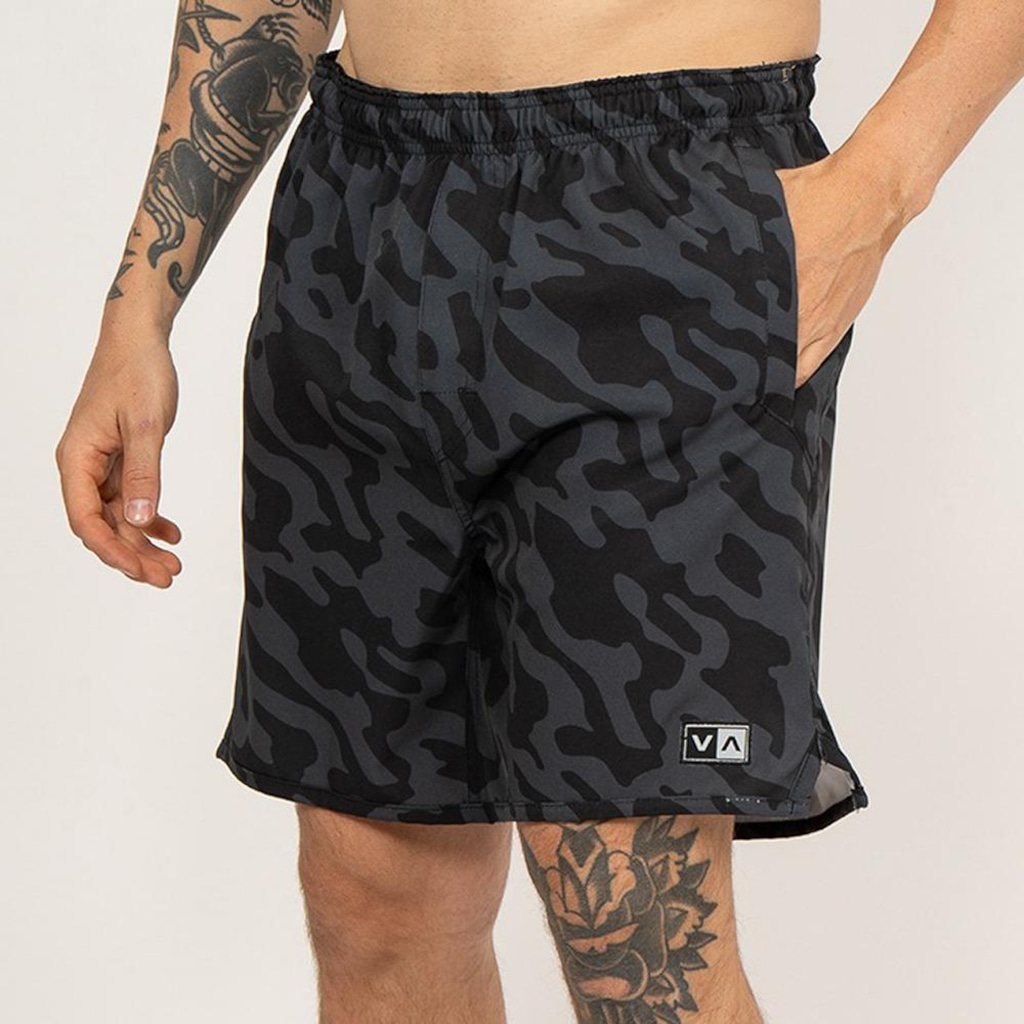 Imagem 4 do produto Bermuda RVCA Frog Camo Yogger Masculina