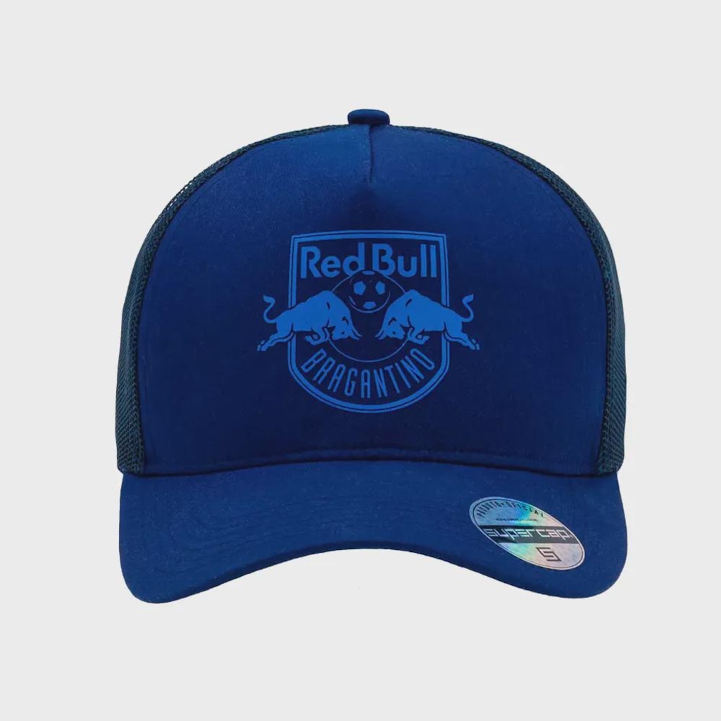 Imagem 2 do produto Boné Unissex Supercap Trucker Tela Red Bull Bragantino Aba Curva