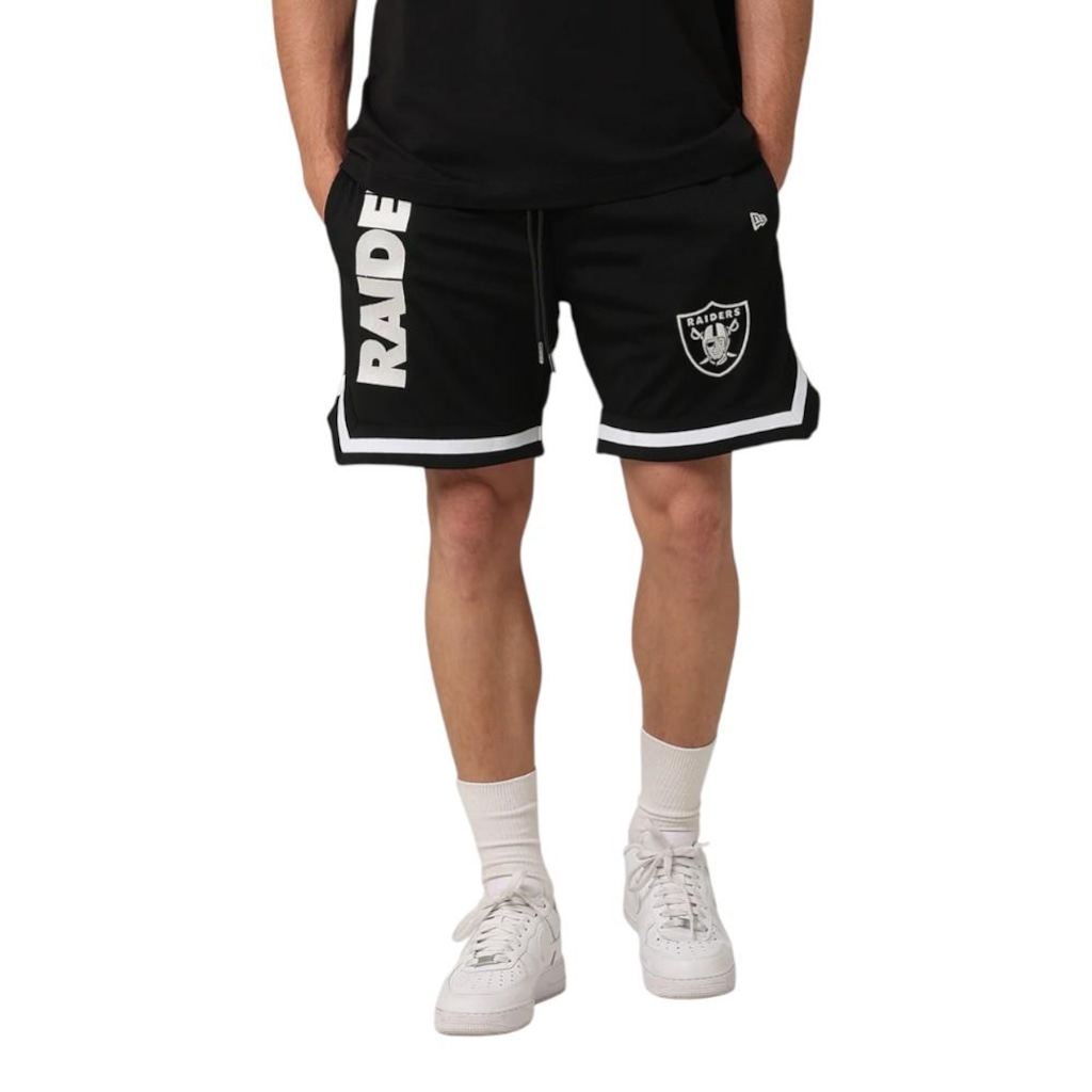 Imagem 2 do produto Bermuda New Era Mesh League Las Vegas Raiders Masculino