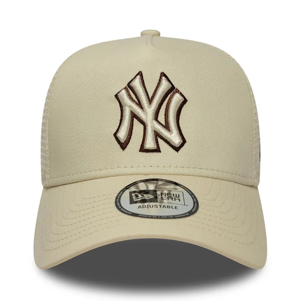 Imagem 2 do produto Boné Aba Curva New Era 9FORTY E-Frame Trucker New York Yankees Unissex