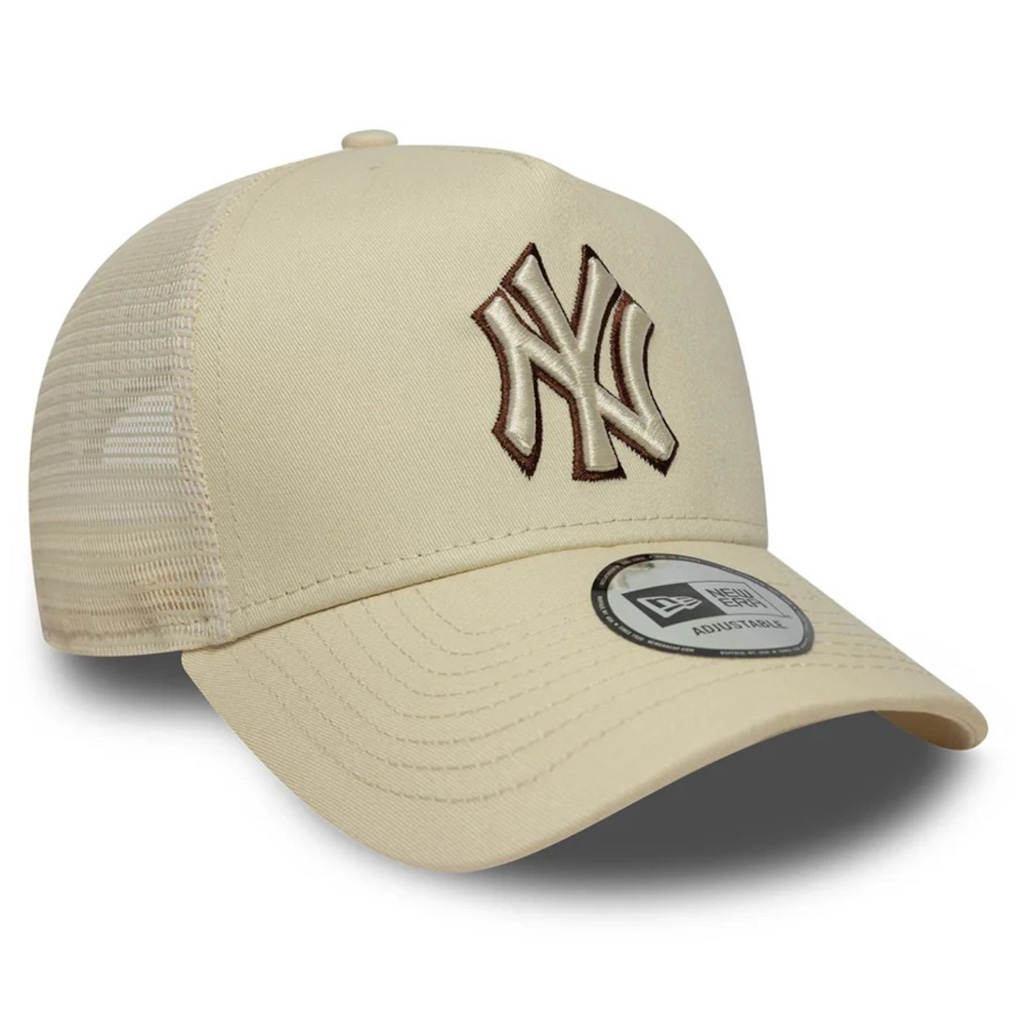 Imagem 3 do produto Boné Aba Curva New Era 9FORTY E-Frame Trucker New York Yankees Unissex