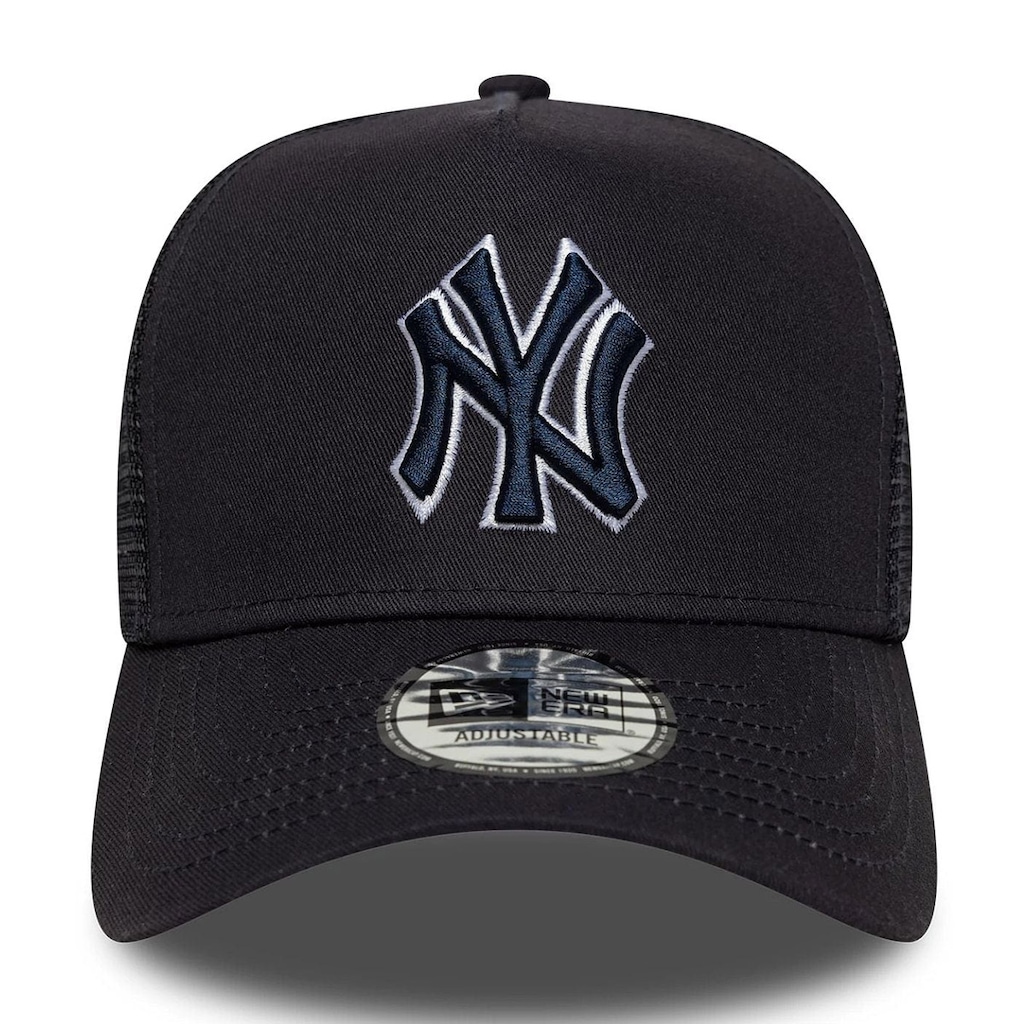 Imagem 2 do produto Boné Aba Curva New Era 9FORTY E-Frame Trucker New York Yankees Unissex