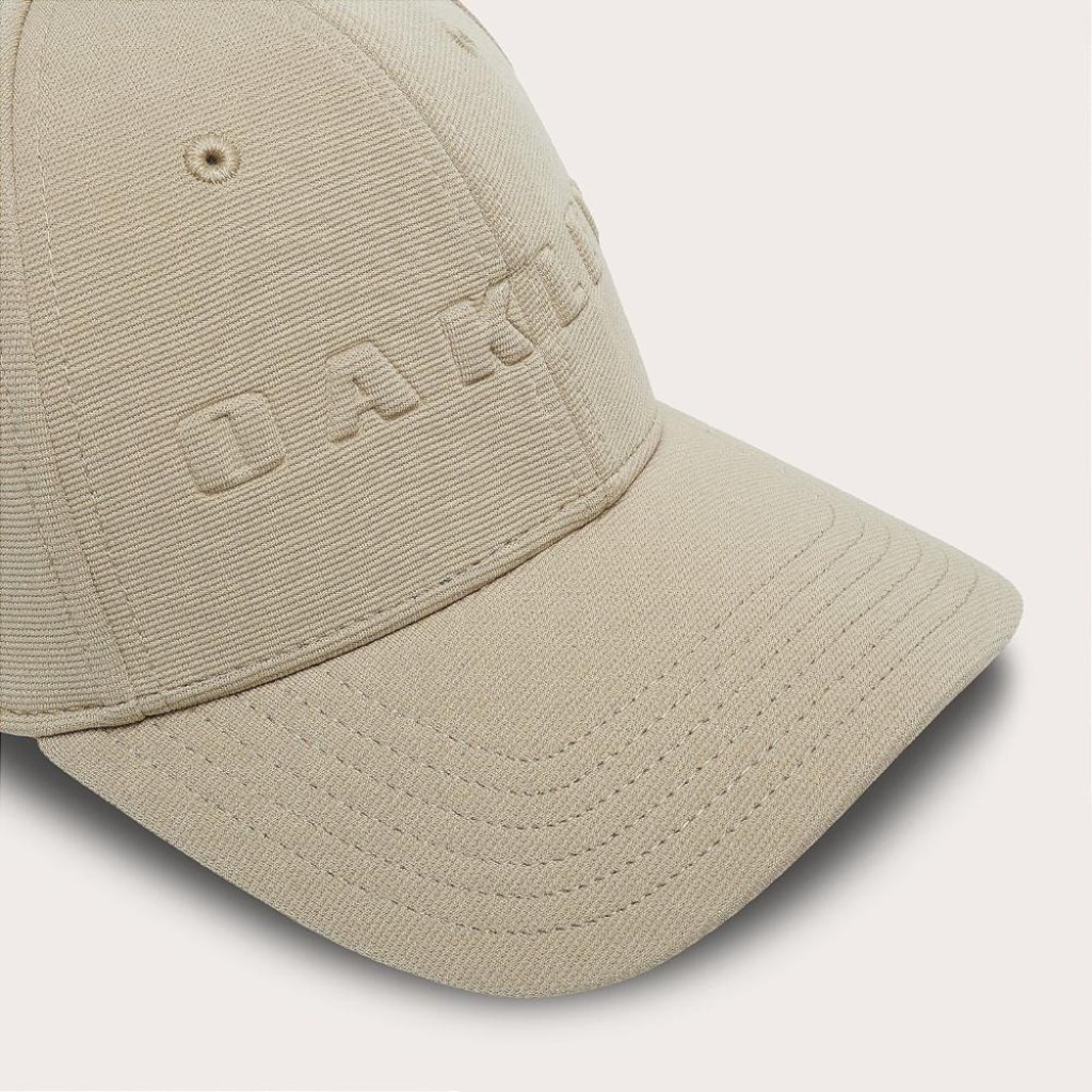 Imagem 2 do produto Boné Aba Curva Oakley Bark Embossed Hat Pebble Unissex